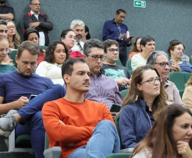 Posse da nova diretoria do Instituto de Química (IQ). 02/06/2026 Foto: Beto Monteiro/GRE Ascom